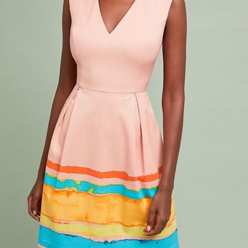 Anthropologie x Tracy Reese pink dress